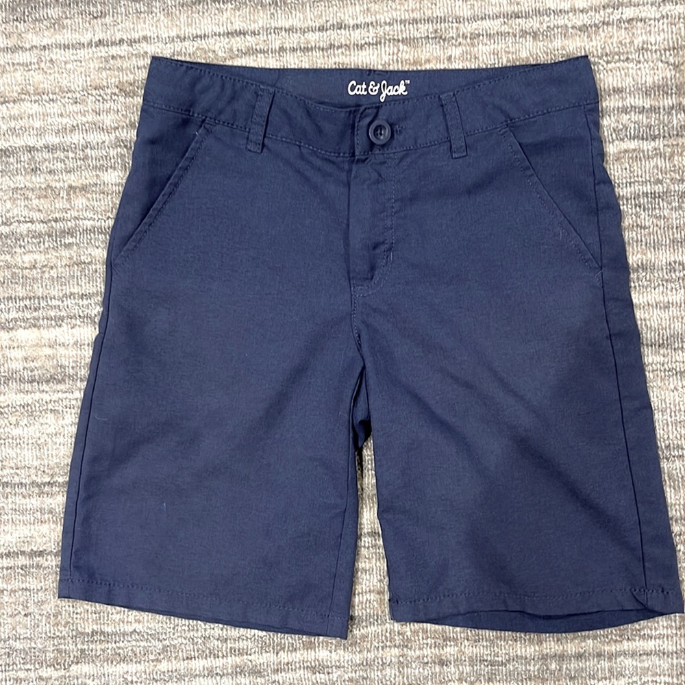 Cat&Jack Boys 12 Dress Shorts 😔Navy Blue